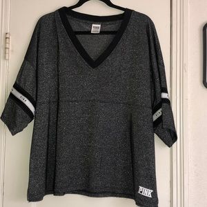 PINK Football Jersey Tee